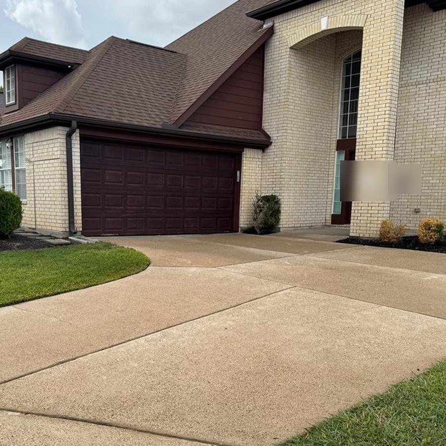 Driveway & front entry: after